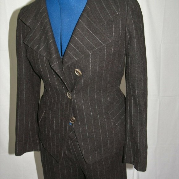 Akris Mainline Three Button Pant Suit Size 6 - Picture 6 of 11